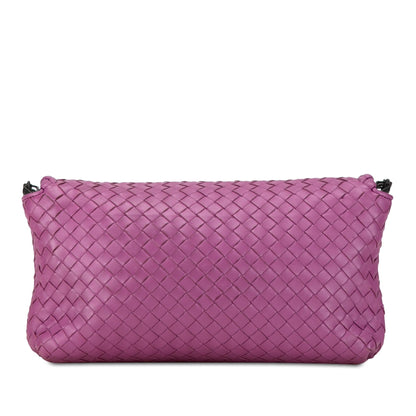 Luxury Bottega Veneta Nappa Intrecciato Dahlia Clutch Crossbody (SHG-6QbKxN)