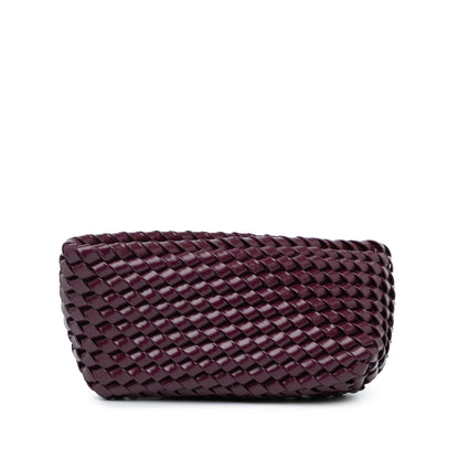 Luxury Bottega Veneta Nappa Intrecciato Slanted Clutch (SHG-AMZyVp)