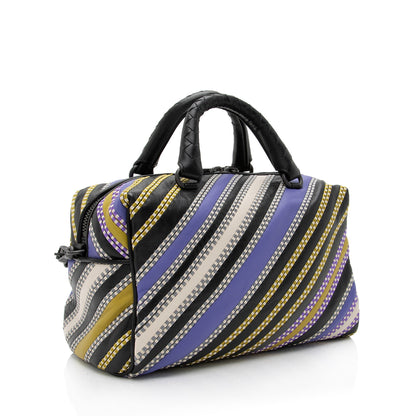 Luxury Bottega Veneta Nappa Leather Diagonal Boston Bag (SHF-XgupdP)