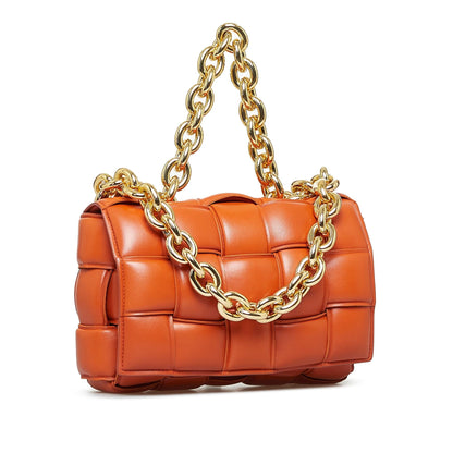 Luxury Bottega Veneta Padded Cassette Chain Satchel (SHG-Y9CA1z)