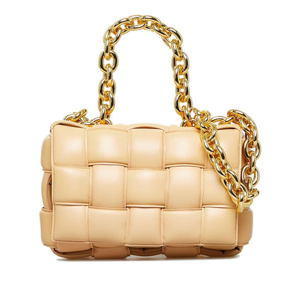Luxury Bottega Veneta Padded Cassette Chain Satchel (SHG-ZQ7Vm9)