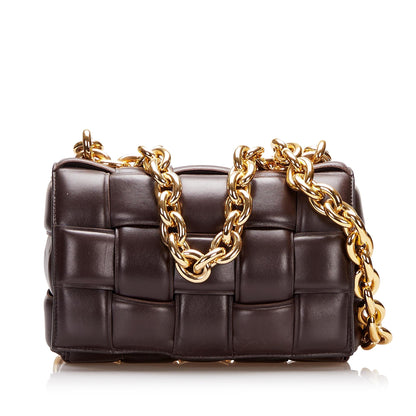 Luxury Bottega Veneta Padded Cassette Chain (SHG-gc3XKP)