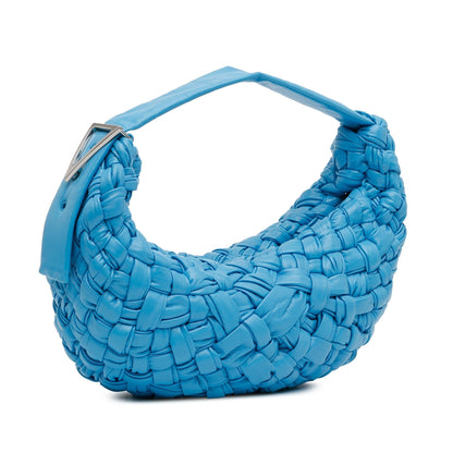 Luxury Bottega Veneta Paper Calfskin Intrecciato Banana Hobo Bag (SHG-n5Ex8p)