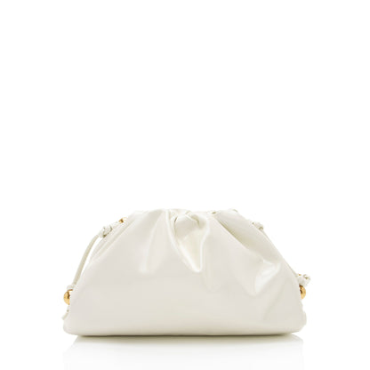 Luxury Bottega Veneta Patent Calfskin Mini Pouch (SHF-VdaaY4)