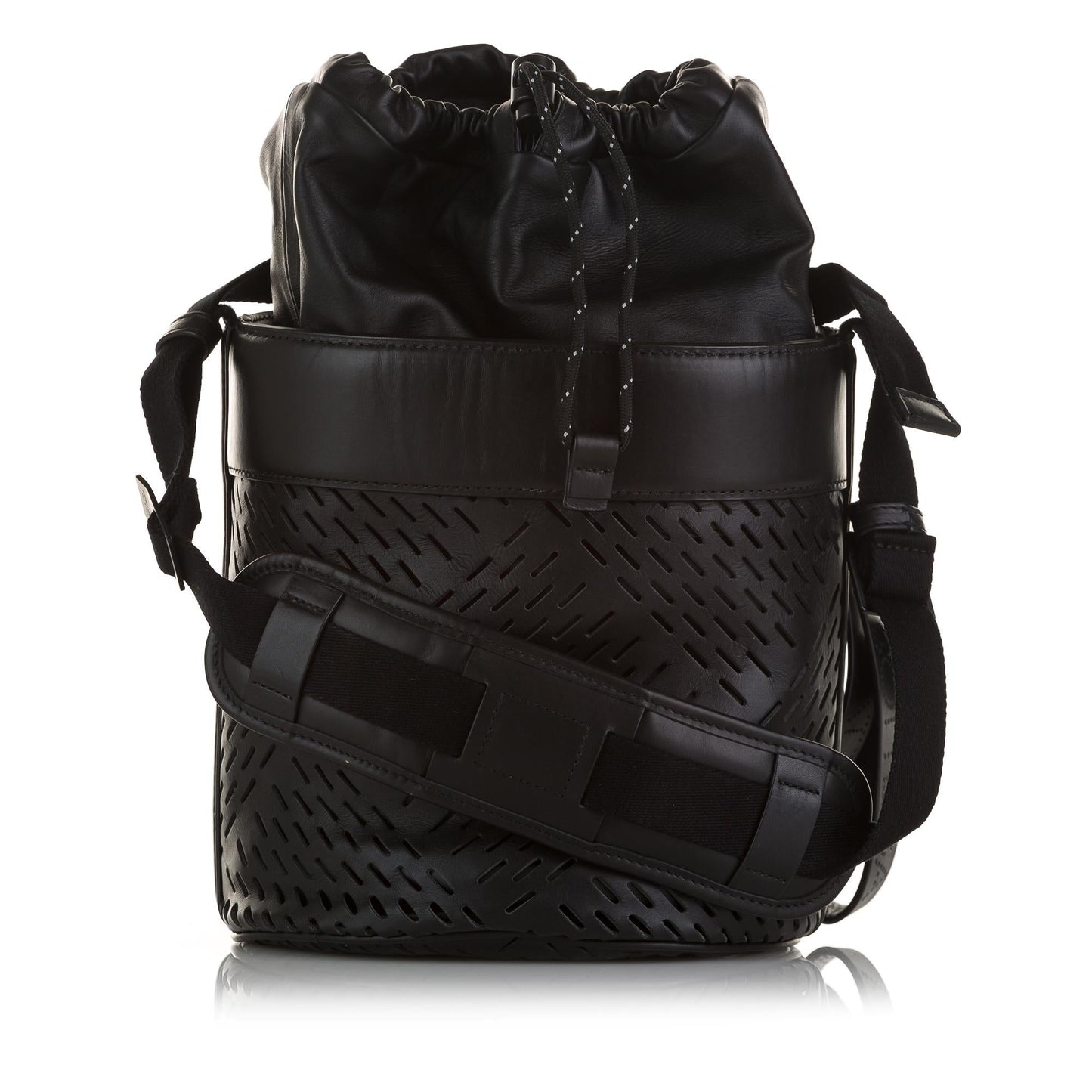 Luxury Bottega Veneta Perforated Leather Messenger Bag (SHG-Zcy5dP)