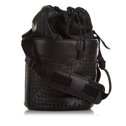Luxury Bottega Veneta Perforated Leather Messenger Bag (SHG-Zcy5dP)