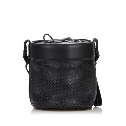 Luxury Bottega Veneta Perforated Leather Paper Bucket Bag (SHG-d9kZvf)