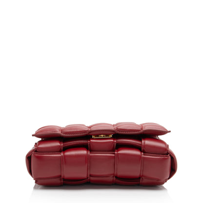 Luxury Bottega Veneta Puffed Leather Cassette Crossbody (SHF-WyihDy)
