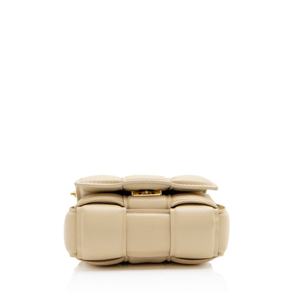 Luxury Bottega Veneta Puffed Leather Extra Mini Cassette Crossbody (SHF-18sNYD)