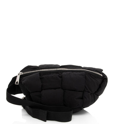 Luxury Bottega Veneta Puffed Nylon Tech Cassette Belt Bag (SHF-soDCyH)