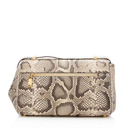 Luxury Bottega Veneta Python Angle Shoulder Bag (SHF-19145)