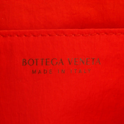 Bottega Veneta Red Calfskin Intrecciato Cassette Belt Bag