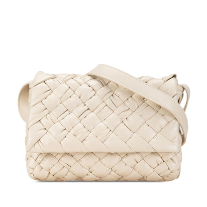 Luxury Bottega Veneta Small Intrecciato Rumple Messenger Bag (SHG-N7USVX)