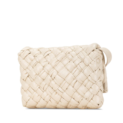 Luxury Bottega Veneta Small Intrecciato Rumple Messenger Bag (SHG-N7USVX)