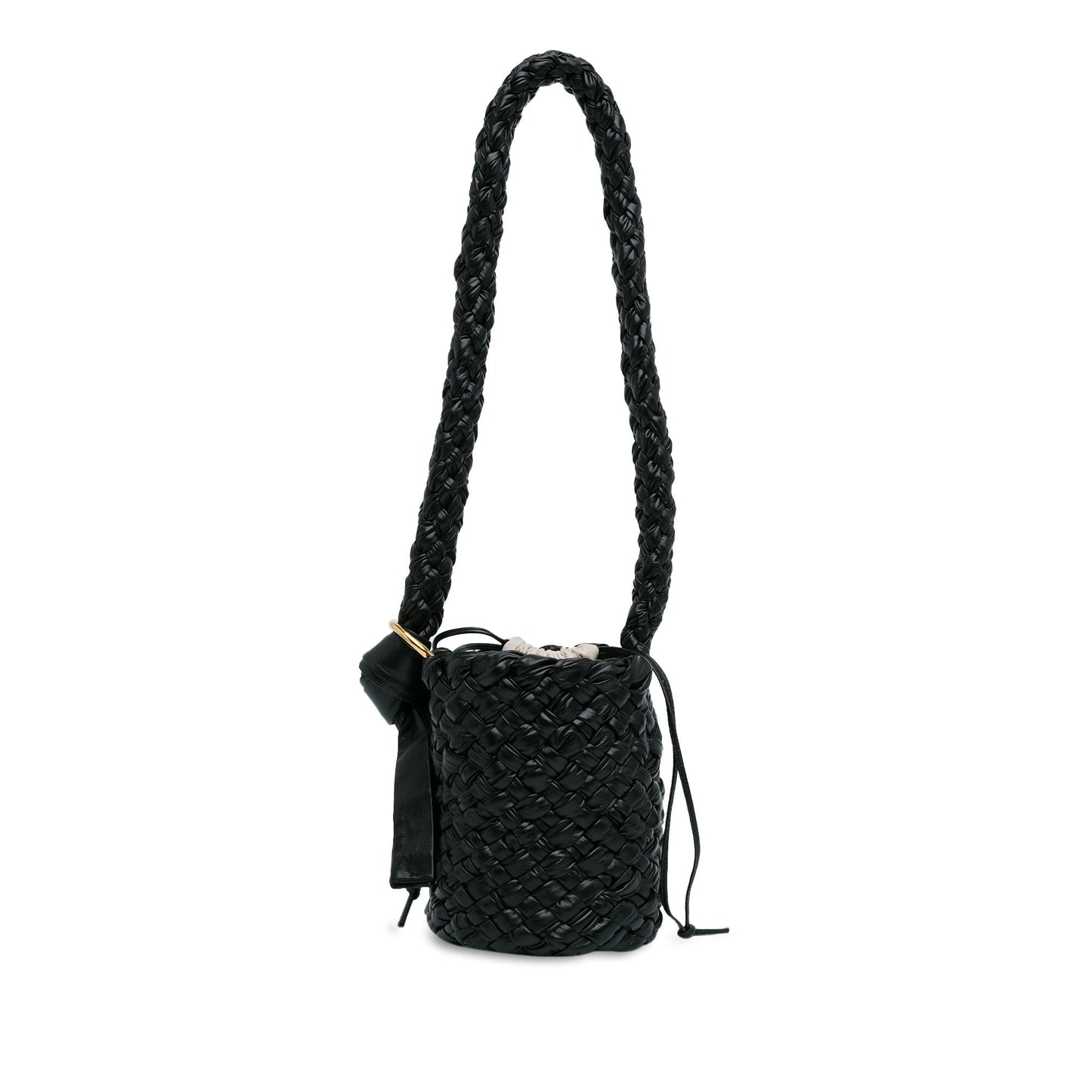 Luxury Bottega Veneta Small Kalimero Bucket Bag (SHG-egSmNs)
