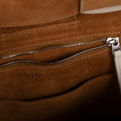Bottega Veneta Small Maxi Intrecciato Leather Arco Bag