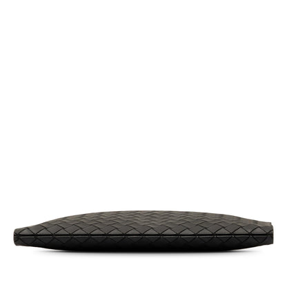 Luxury Bottega Veneta Tech Rubber Intrecciato Clutch (SHG-a5YxBy)