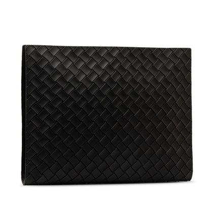 Luxury Bottega Veneta Tech Rubber Intrecciato Clutch (SHG-a5YxBy)