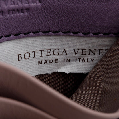 Bottega Veneta Tricolor Intrecciato Nappa Leather Intrecciato Card Holder