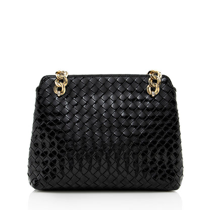 Luxury Bottega Veneta Vintage Intercciato Nappa Chain Shoulder Bag (SHF-18301)
