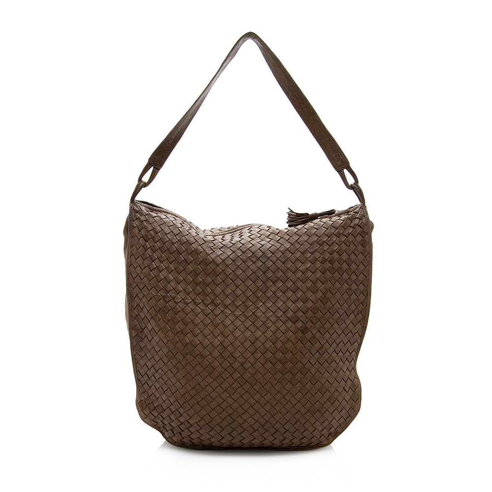 Luxury Bottega Veneta Vintage Intrecciato Nappa Crossbody Bag - FINAL SALE (SHF-17600)