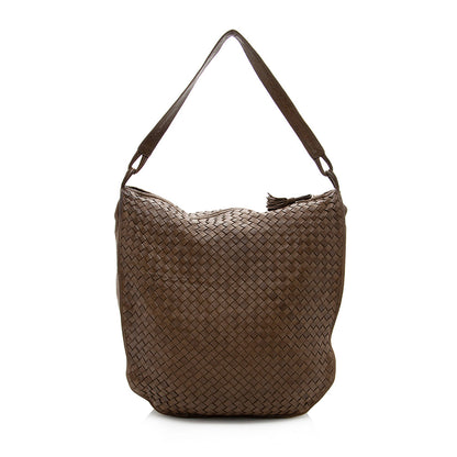 Luxury Bottega Veneta Vintage Intrecciato Nappa Crossbody Bag - FINAL SALE (SHF-17600)