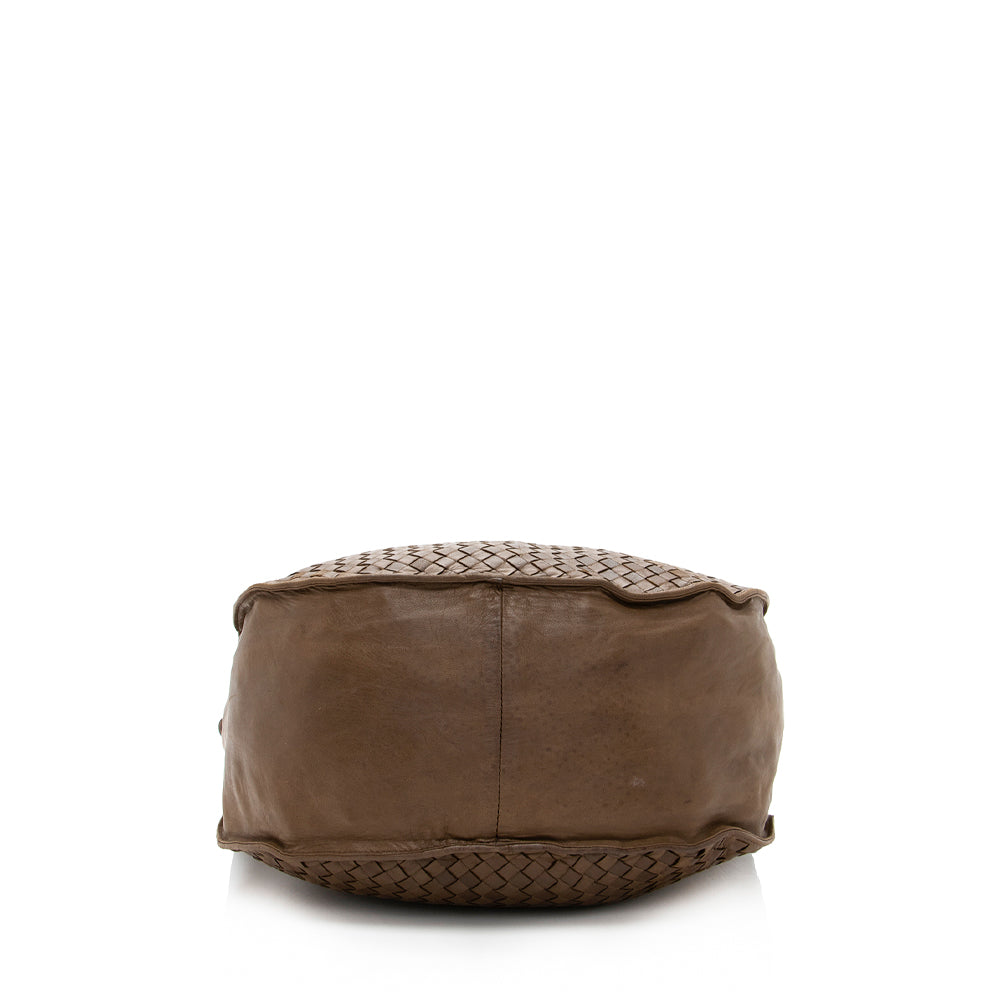 Luxury Bottega Veneta Vintage Intrecciato Nappa Crossbody Bag - FINAL SALE (SHF-17600)