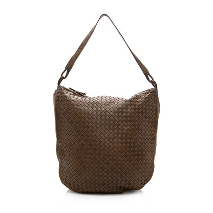 Luxury Bottega Veneta Vintage Intrecciato Nappa Crossbody Bag - FINAL SALE (SHF-17600)
