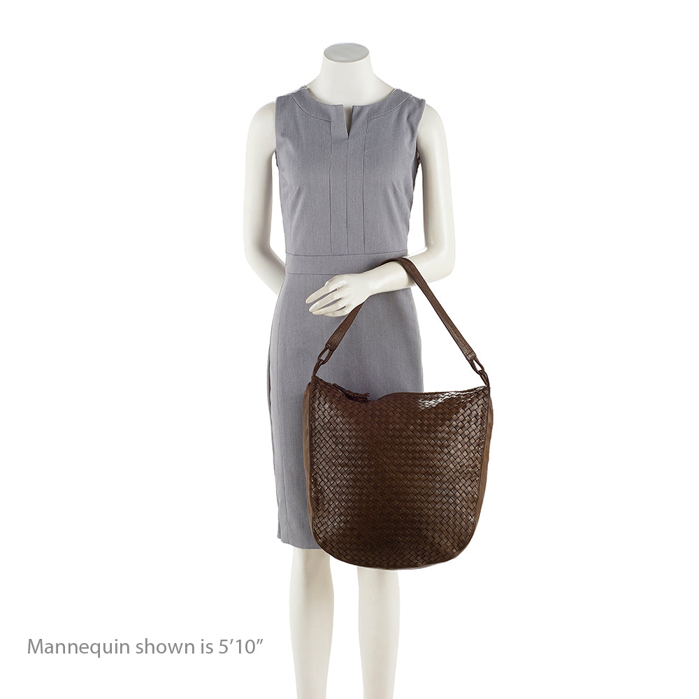 Luxury Bottega Veneta Vintage Intrecciato Nappa Crossbody Bag - FINAL SALE (SHF-17600)