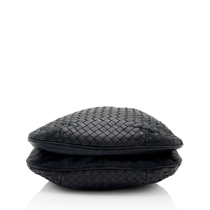 Luxury Bottega Veneta Vintage Intrecciato Nappa Drawstring Crossbody (SHF-oaFdRX)