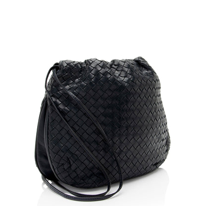Luxury Bottega Veneta Vintage Intrecciato Nappa Drawstring Crossbody (SHF-oaFdRX)