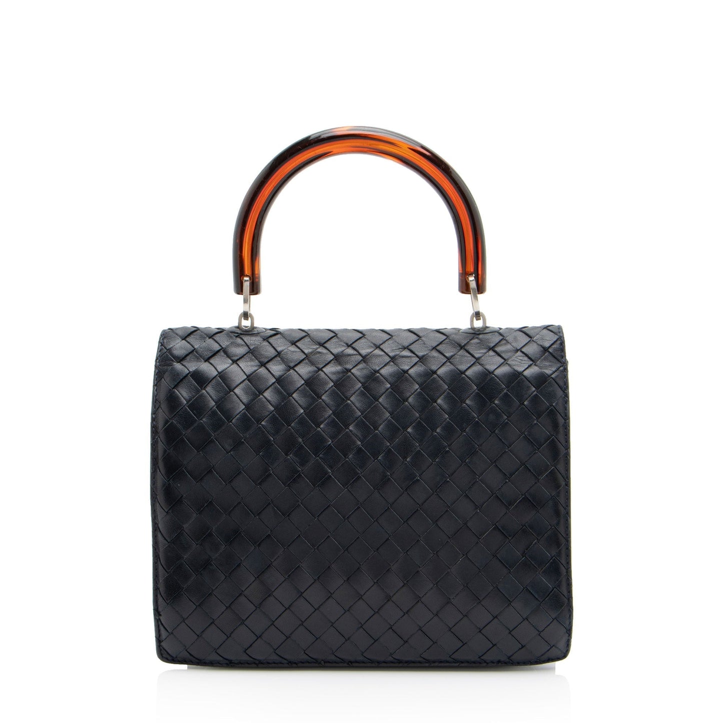 Luxury Bottega Veneta Vintage Intrecciato Nappa Top Handle (SHF-88Arm6)