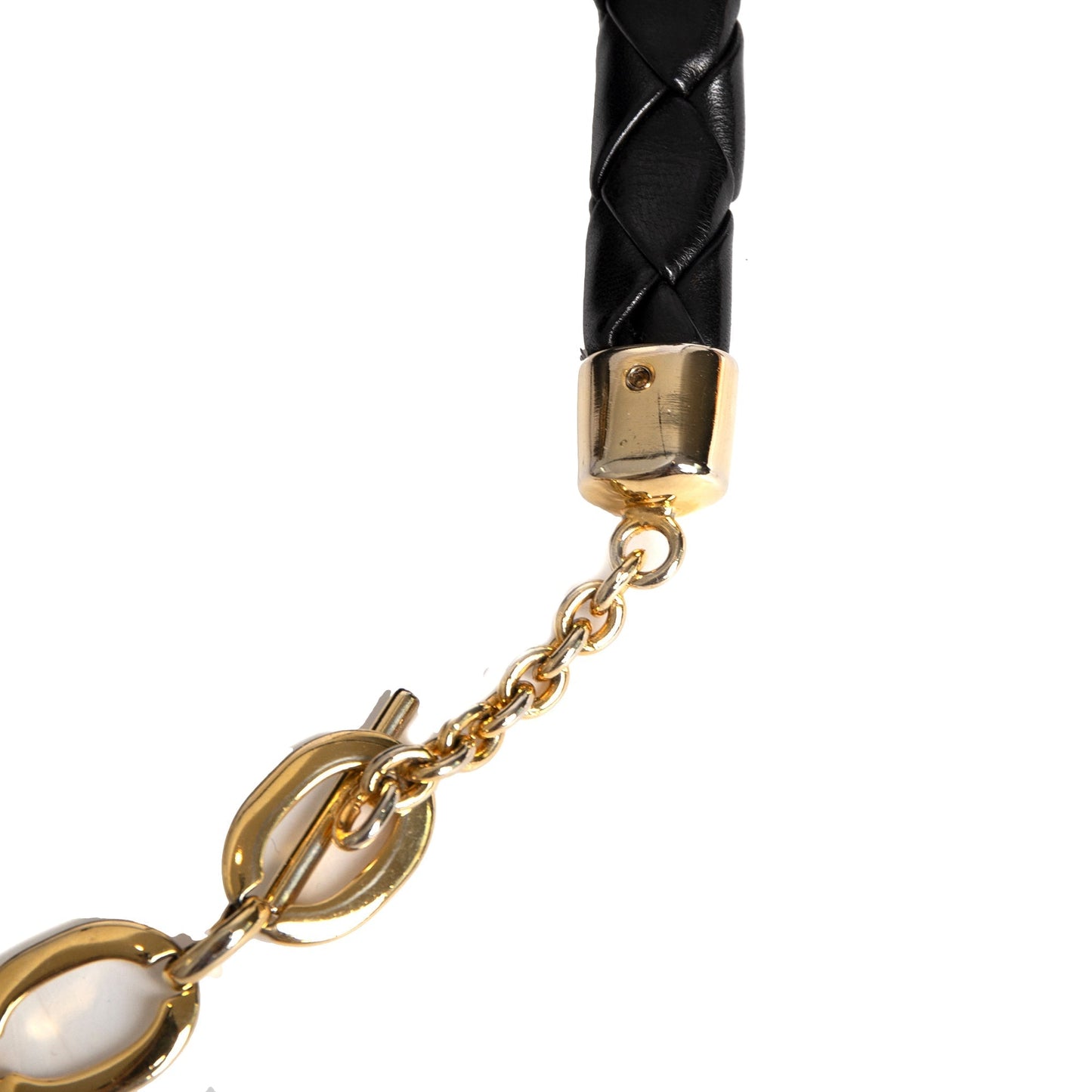 Bottega Veneta Vintage Leather Chain-Link Waist Bag