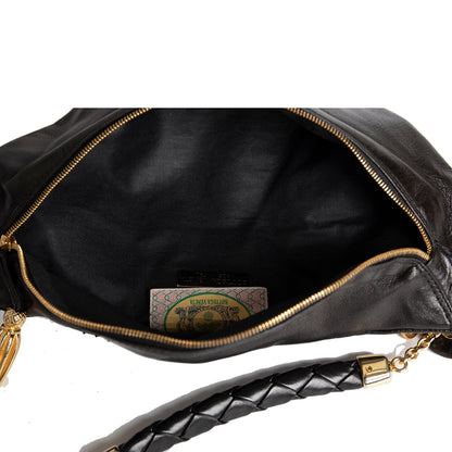 Bottega Veneta Vintage Leather Chain-Link Waist Bag