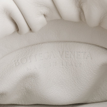Bottega Veneta White Nappa Leather The Chain Pouch