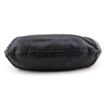 Luxury Bottega Veneta Black Cervo Deerskin Large Hobo