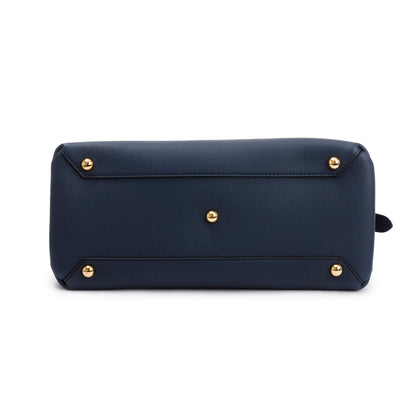 Burberry 2022 Blue Derby Calfskin House Check Medium Camberley Bag