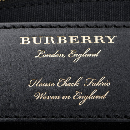 Burberry 2022 Blue Derby Calfskin House Check Medium Camberley Bag