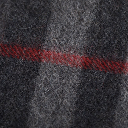 Burberry 2023 Black & Charcoal Giant Check Cashmere Scarf