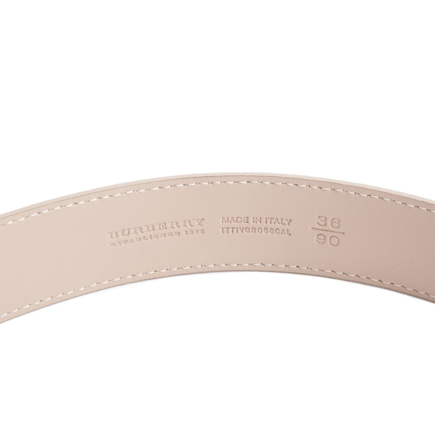 Burberry Beige Vintage Check Belt 90 36