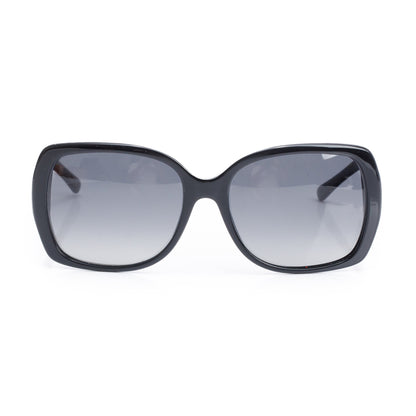 Burberry B 1160 Check/Black Acetate Rectangular Sunglasses