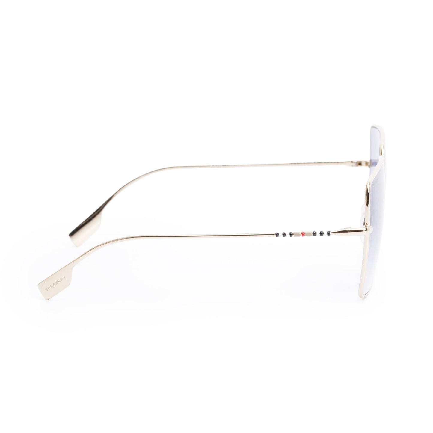 Burberry B 3133 Gold Plated Metal Daphne Square Sunglasses