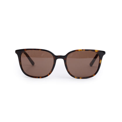 Burberry B 4144 Check & Havana Acetate Round Sunglasses