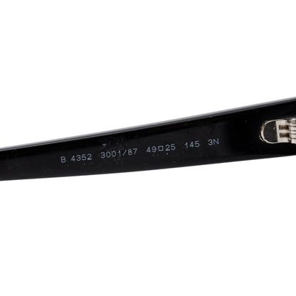 Burberry B 4352 Black Acetate Sidney Sunglasses