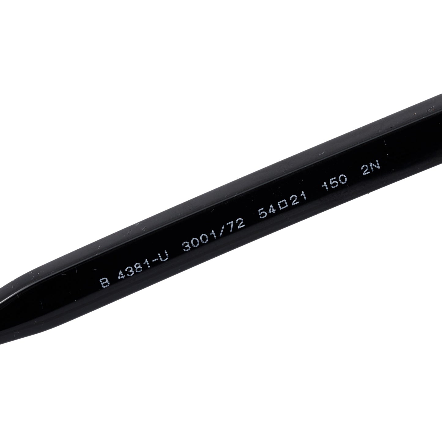 Burberry B 4381-U Black Acetate Square Sunglasses
