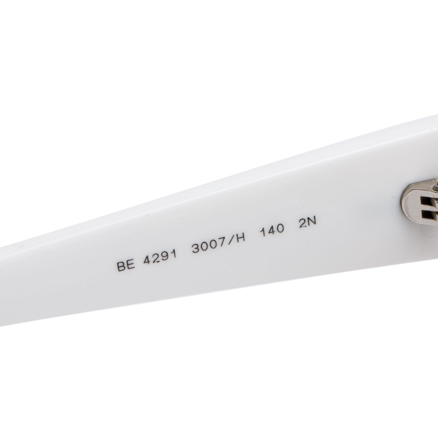 Burberry BE 4291 White Acetate Logo Shield Sunglasses