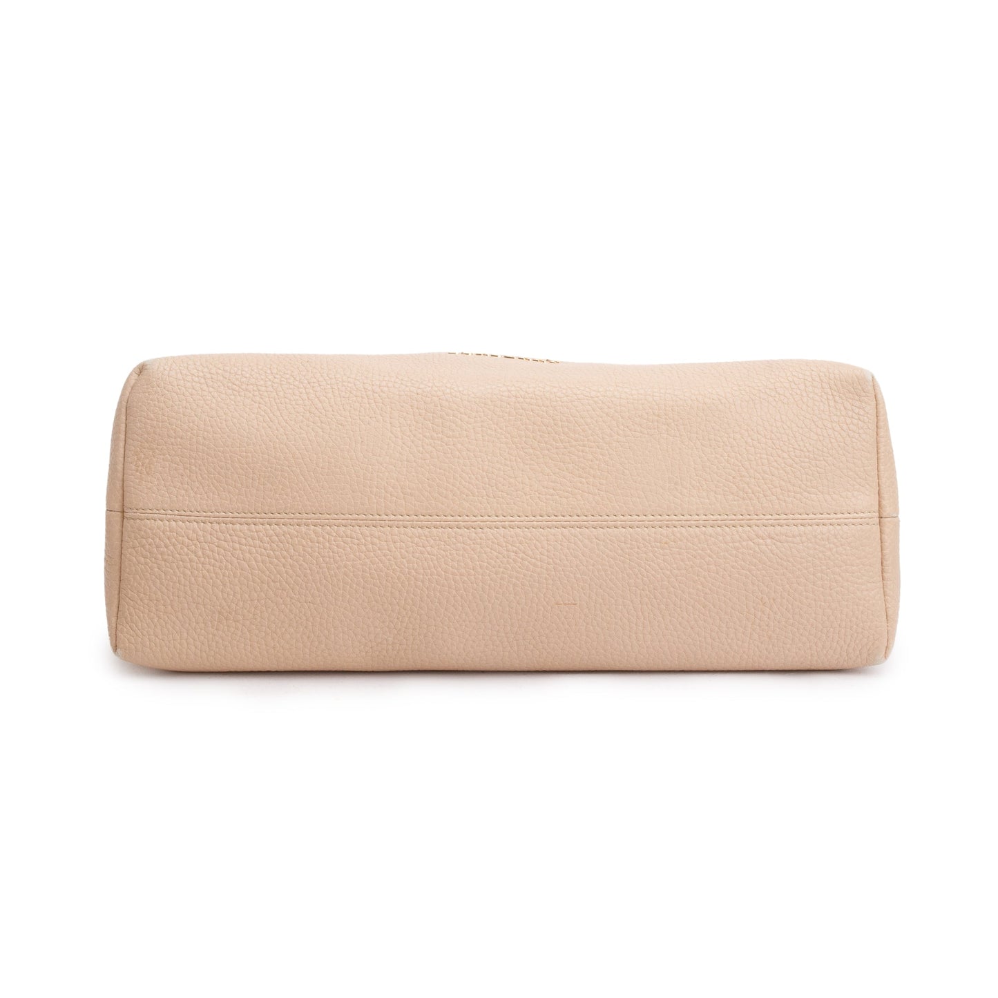 Burberry Beige Grained Calfskin Leather Baynard Tote Bag
