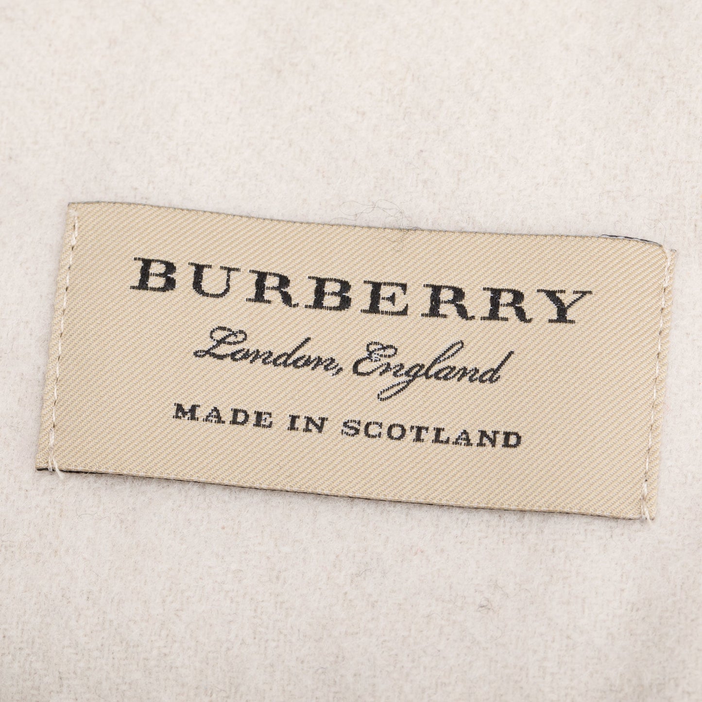 Burberry Beige Multicolor Horseferry House Check Cashmere Scarf