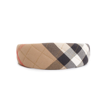 Burberry Beige Nova Check Headband
