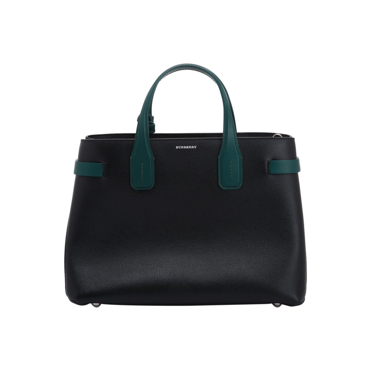 Burberry Bi-Color Leather Medium Banner Tote